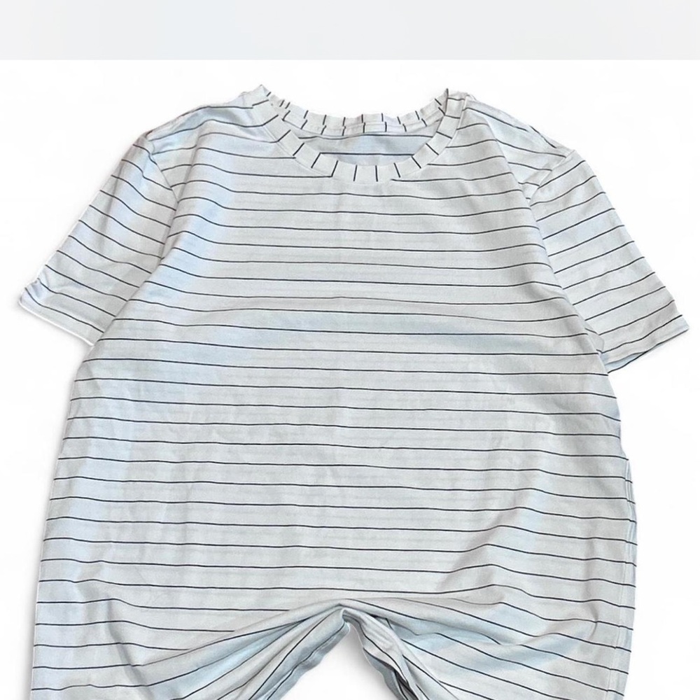 Lululemon Striped Short Sleeve T-Shirt